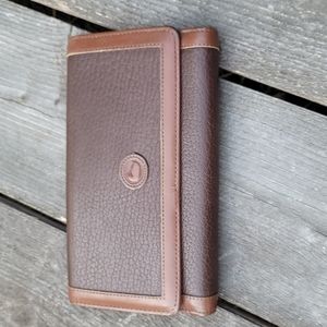 Vintage Dooney & Bourke AWL Checkbook Wallet